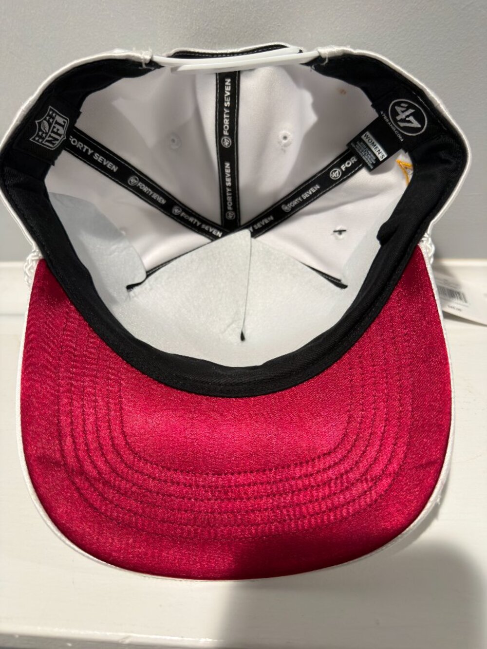 '47 Women's Washington Commanders White Outspoken Hitch Adjustable Hat - Picture 6 of 10